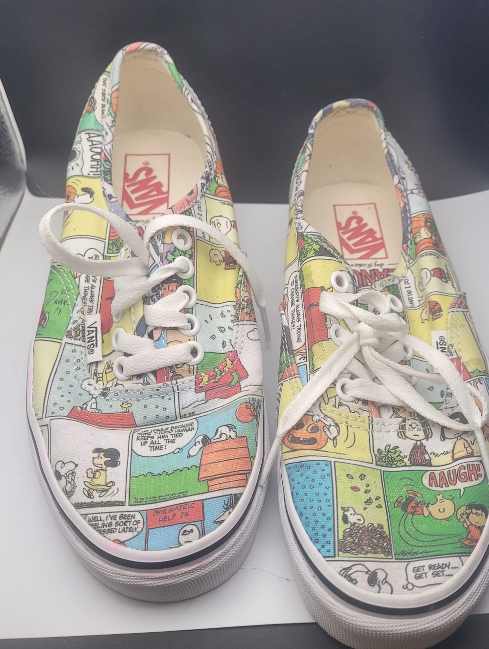 VANS X PEANUTS  COLLABORATION COMICS SNEAKERS Sizes Mens 6.5 Womens 8
